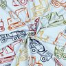 French Terry Sweat d’été Engins de chantier | Poppy Fabrics – bleu bébé/bleu marine,  thumbnail number 3