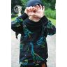 Jersey coton Contours de dinosaures | Glitzerpüppi – noir/mélange de couleurs,  thumbnail number 3
