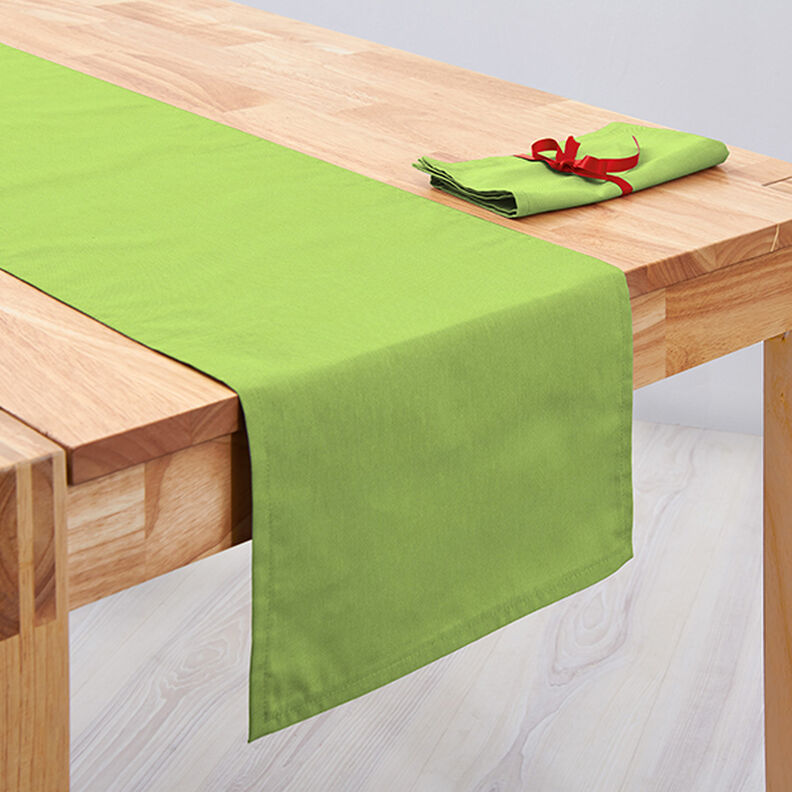 Tissu de décoration Canvas – vert pomme,  image number 5