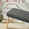 Tissu de revêtement Chiné uni – anthracite,  thumbnail number 6