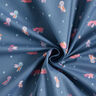 Popeline coton Bal masqué des oiseaux – gris bleu,  thumbnail number 4