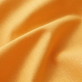 Tissu en coton Popeline Uni – jaune soleil | Reste 100cm, 