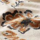 Tricot fin mélange de viscose fleurs d’automne – beige clair, 