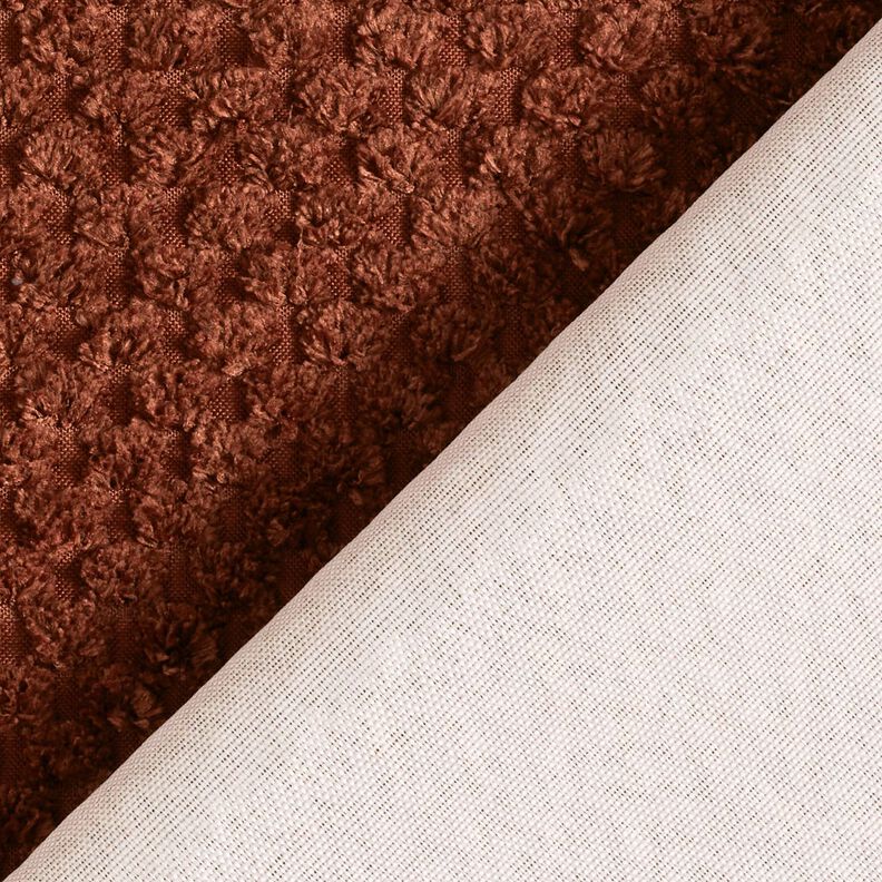 Tissu de revêtement motif texturé doux – bronze, image number 3