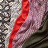 Tissu crêpe Paisley et fleurs – gris/blanc,  thumbnail number 6