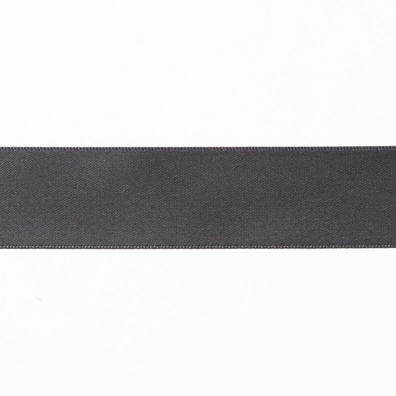 Ruban de satin [25 mm] – gris foncé,  image number 1