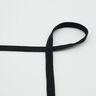 Cordon plat Sweat-shirt à capuche Coton [15 mm] – noir,  thumbnail number 1