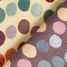 Tissu de décoration Gobelin Vagues en pointillés – beige clair/bleu,  thumbnail number 4