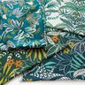 Tissu de décoration Panama Feuilles entrelacées – pétrole/moutarde,  thumbnail number 5