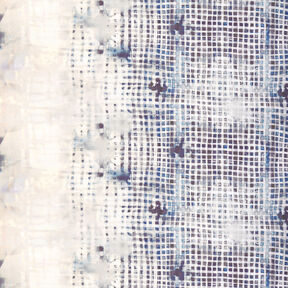 GOTS Batiste de coton Tissu bordure à carreaux avec dégradé de couleurs | TCC x LOOKS by Wolfgang, 