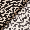 Tissu d’ameublement Jacquard Motif léopard abstrait, grand – noir/sable,  thumbnail number 4