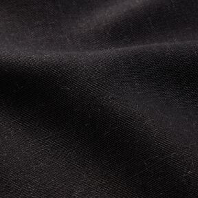 Pur lin lourd Uni – noir, 