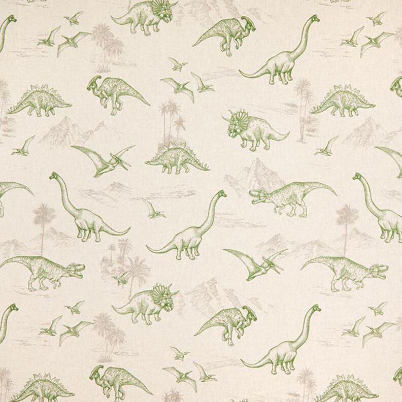 Tissu de décoration Semi-panama Dino,  image number 1
