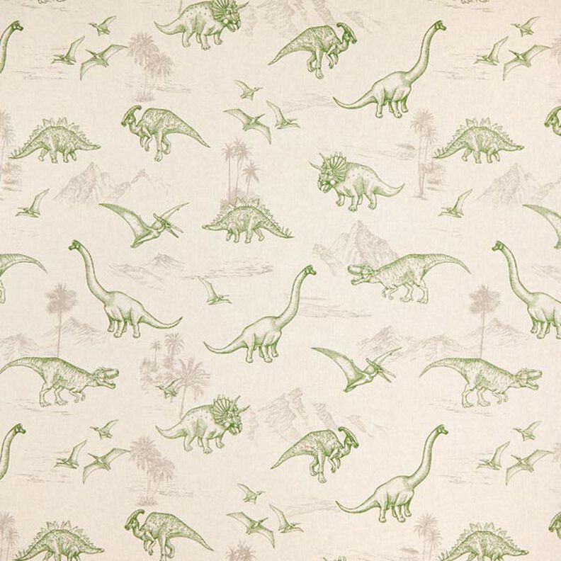 Tissu de décoration Semi-panama Dino, image number 1
