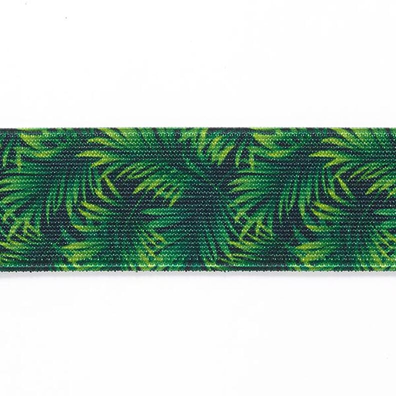 Ruban élastique Jungle [ 3,5 cm ] – vert herbe,  image number 1
