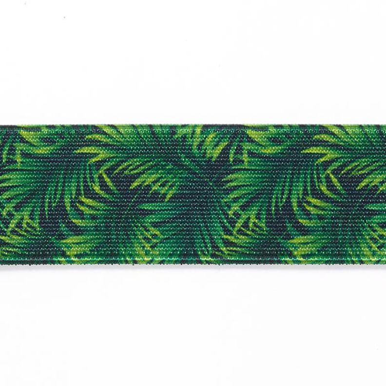 Ruban élastique Jungle  [ 3,5 cm ] – vert herbe,  image number 1