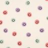 Flanelle coton Smileys | Poppy Fabrics – ivoire/vieux rose,  thumbnail number 1