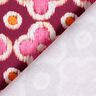 Tissu de décoration Canvas Aspect broderie – rouge bordeaux/rose vif,  thumbnail number 4
