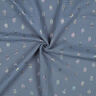 Tissu double gaze de coton Pois Imprimé feuille | by Poppy – gris bleu,  thumbnail number 3