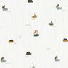 Tissu double gaze de coton Petits bateaux – ivoire,  thumbnail number 1