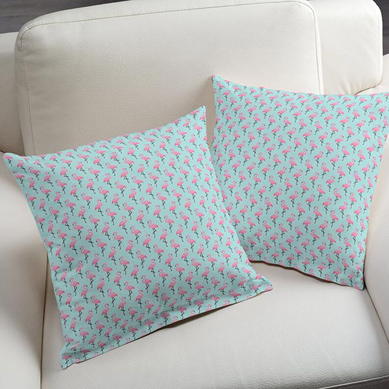 Cretonne Flamant 3 – turquoise,  image number 8