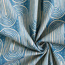 Tissu de décoration Semi-panama Arcs – bleu roi/nature,  thumbnail number 3