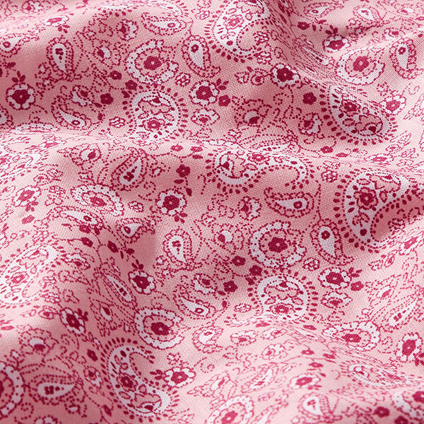 Tissu en coton Cretonne Paisley – rose,  image number 2