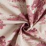 Tissu de décoration Semi-panama Pique-nique de berger – rouge bordeaux/nature,  thumbnail number 3