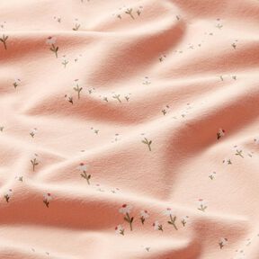 Jersey coton Prairie de marguerites – rosé, 