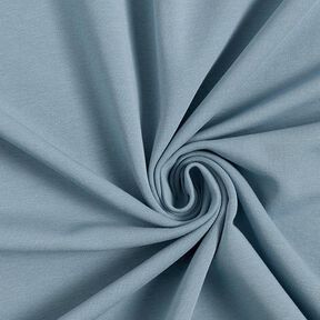 Molleton coton léger uni – bleu pigeon, 