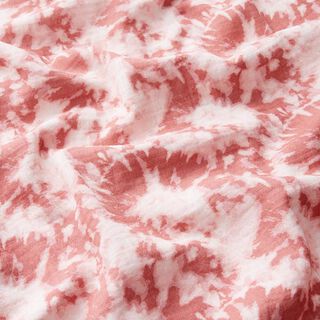 Tissu double gaze de coton aspect batik – saumon, 