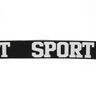 Ruban élastique Sport – noir/blanc,  thumbnail number 1