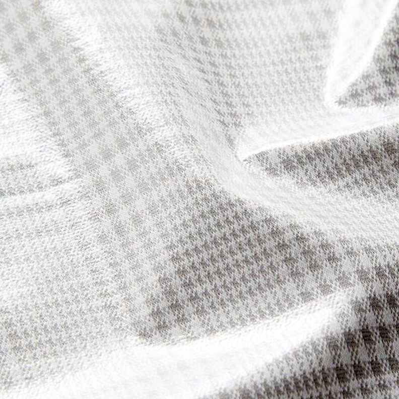 Tissu pour veste de pluie Prince de Galles – gris,  image number 2