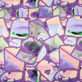 Satin de coton Resonate Neon | Nerida Hansen – lilas rouge, 
