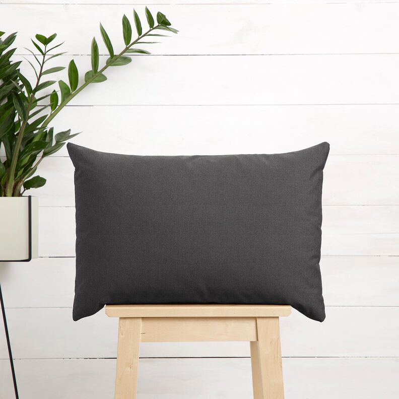 Tissu d’extérieur Canvas Uni – anthracite,  image number 6