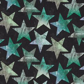 Softshell Étoiles – noir/vert, 