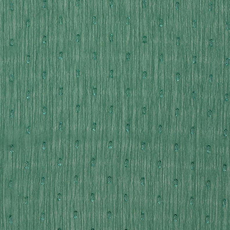 Mousseline Dobby métallisée à fines rayures – vert sapin/argent métallisé,  image number 1