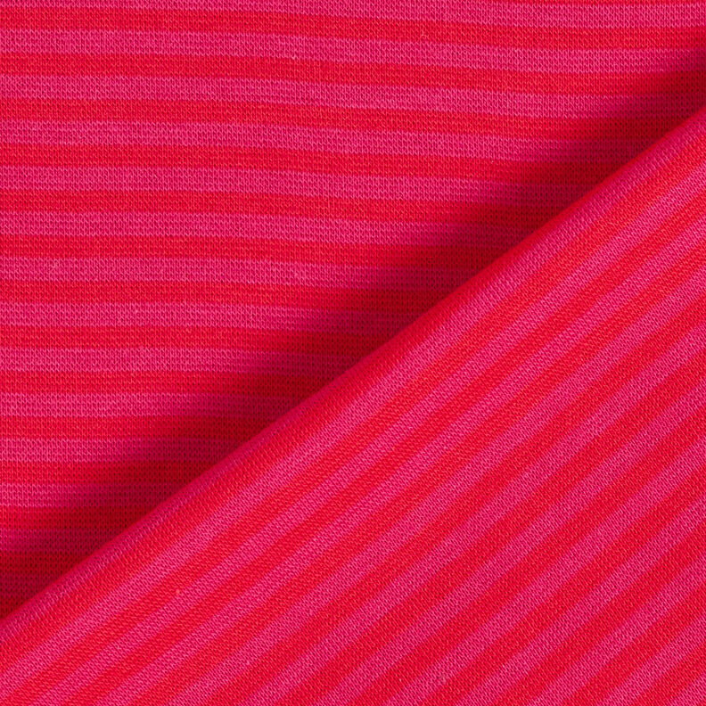 Bordures Tissu tubulaire à rayures – rouge feu/rose intense,  image number 4