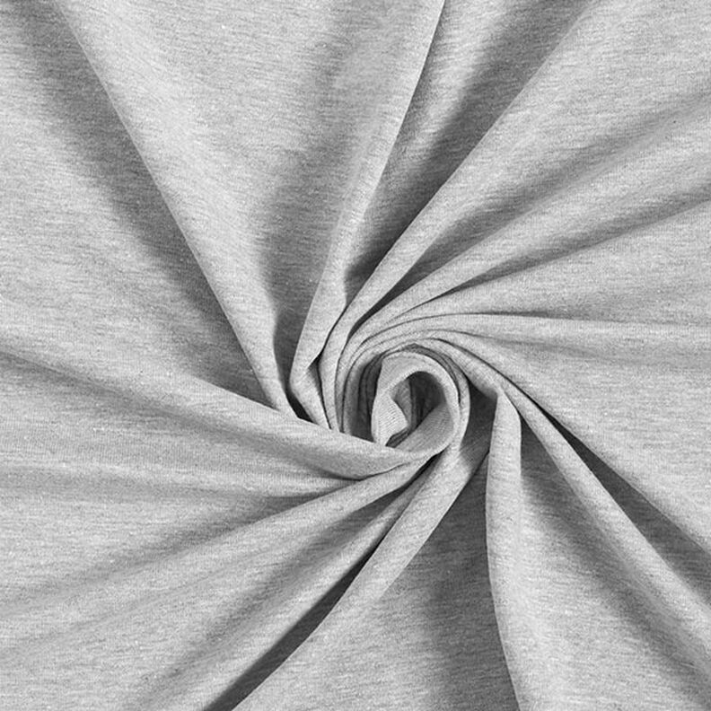 Jersey coton Medium chiné – gris clair,  image number 1