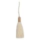 Pompon long avec perle en bois – crème,  thumbnail number 1