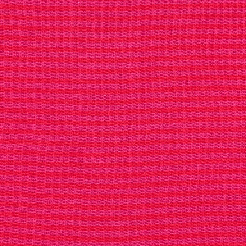 Bordures Tissu tubulaire à rayures – rouge feu/rose intense,  image number 1