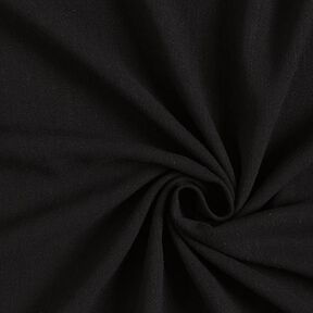 Viscose et lin doux – noir, 