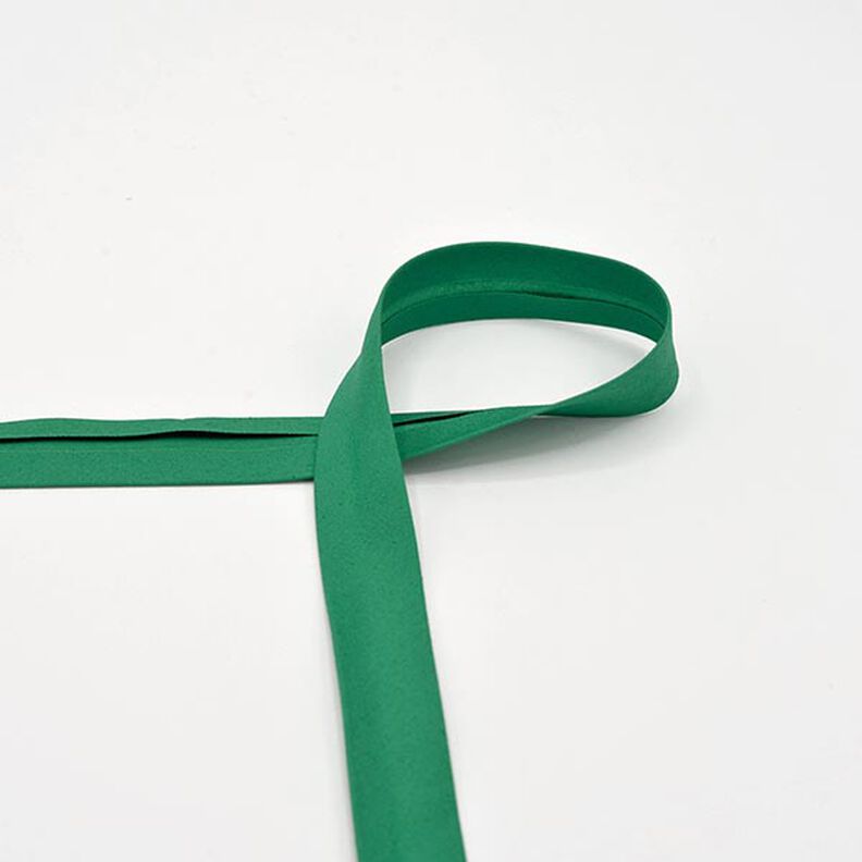 Biais en coton Popeline [20 mm] – vert,  image number 1