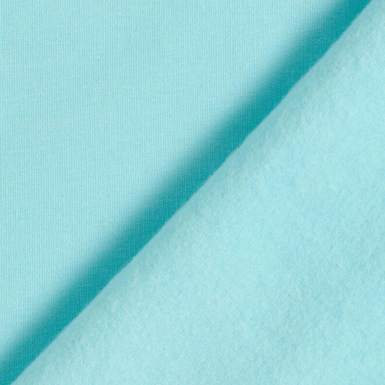 Molleton coton léger uni – bleu glacier, image number 5