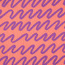 Popeline coton Making Waves | Nerida Hansen – corail,  thumbnail number 1