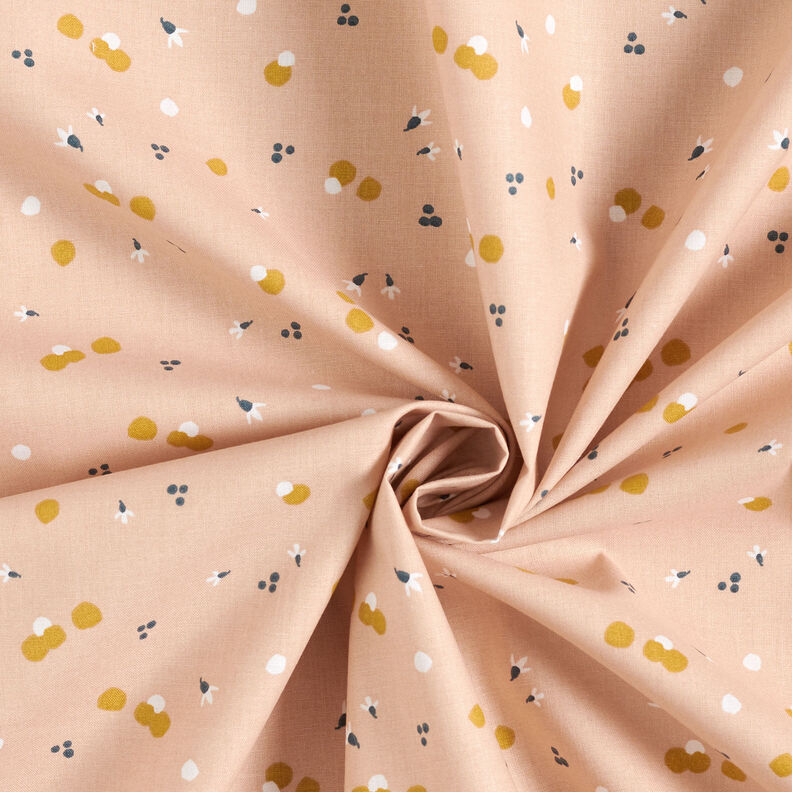 Tissu en coton Cretonne Points de couleur – beige,  image number 3