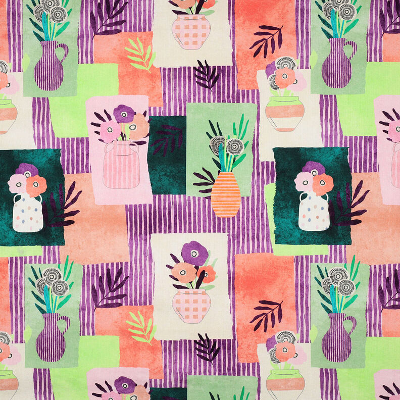 Canvas Tossed Vases | Nerida Hansen – rosé,  image number 1