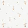 GOTS Jersey coton Doux lapin Impression numérique – ivoire,  thumbnail number 1
