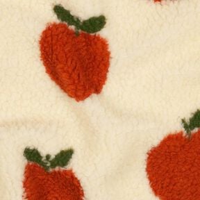 Ourson Pommes | Poppy Fabrics – écru/terre cuite, 