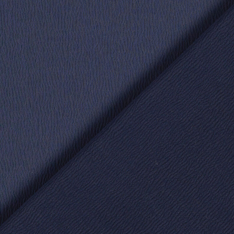 Crêpe de satin Uni – bleu marine,  image number 3